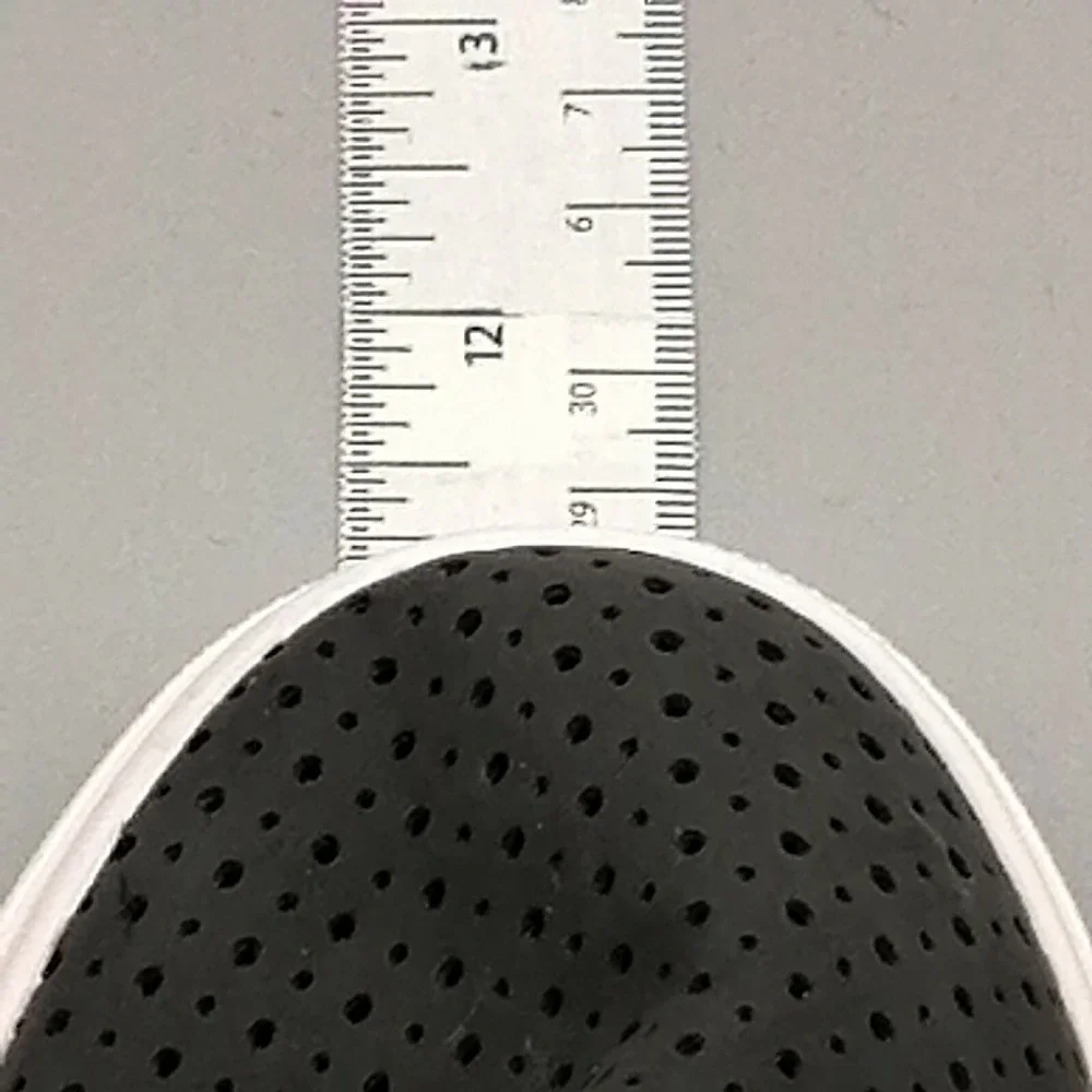 Jenn Ardor Shoes Womens Flat Heel Sneaker Cushioned Perforated Dark Gray 10